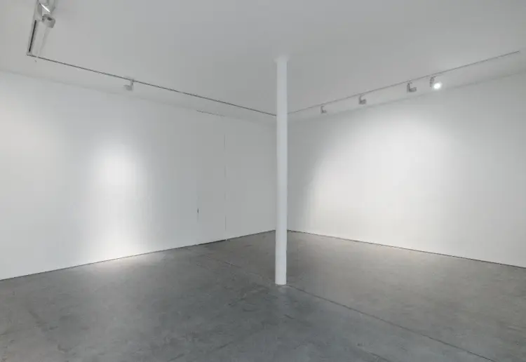Minimalist art gallery in the Marais