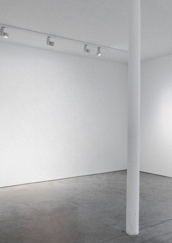 Galerie d'art minimaliste dans le Marais