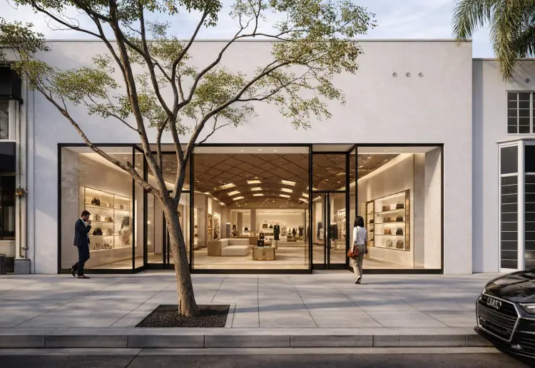 Prime Beverly Hills Pop Up Space Steps from Rodeo Drive