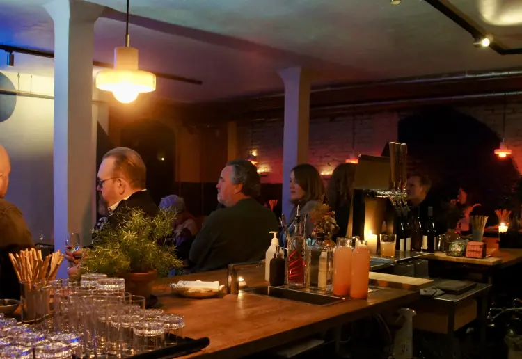 Enchanting cellar bar