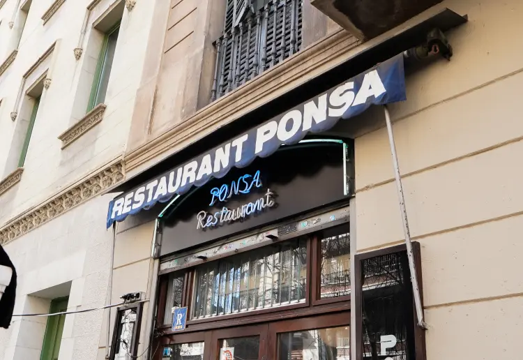 Restaurante histórico de Barcelona