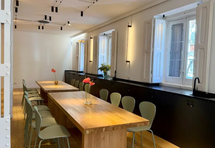 Espacio eventos en pleno Barrio de Salamanca con cocina de diseño