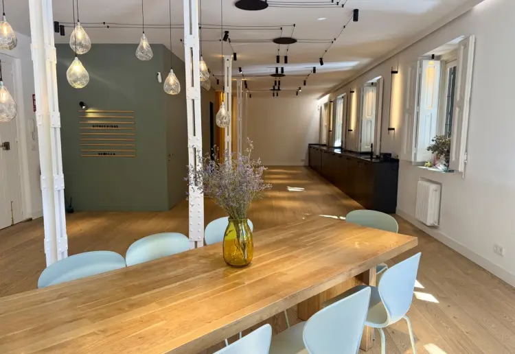 Espacio eventos en pleno Barrio de Salamanca con cocina de diseño