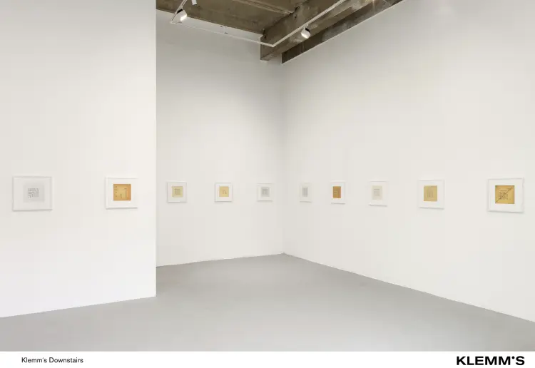 A gallery space with a ceiling height of approximately three meters.