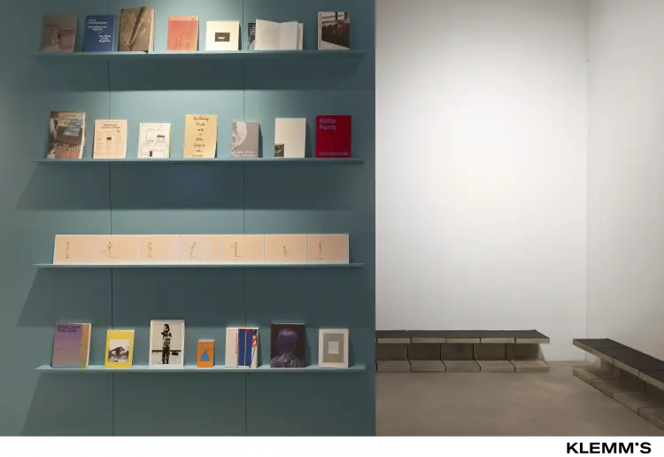 A gallery space with a ceiling height of approximately three meters.