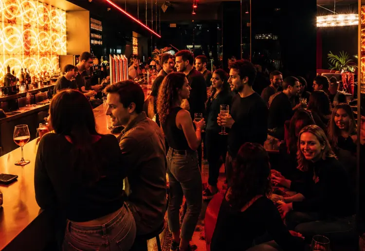 Stylischer Nachtclub