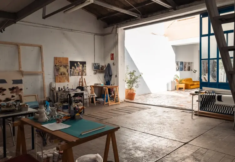 Art Warehouse with Beautiful Patio