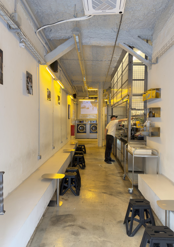 Cafetería-lavandería industrial