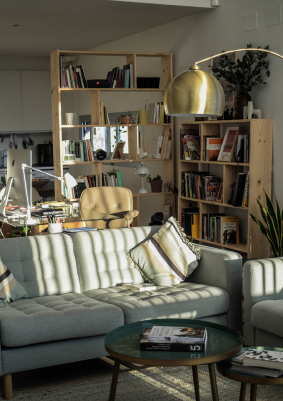 Luminoso y amplio dúplex loft con grandes ventanales de 6 m de alto y terraza