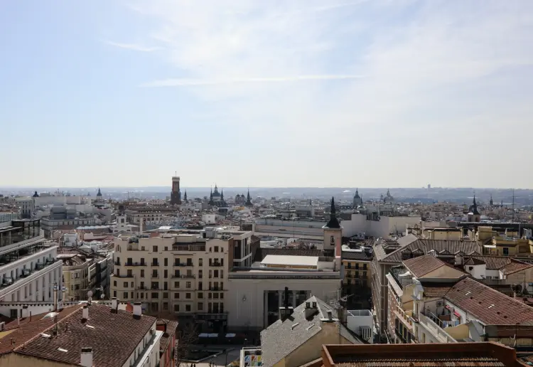 Ático con vistas en el centro de Madrid