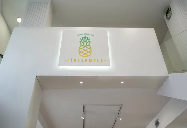 Pinesample Brand Store, Pop Up, Showroom, Presentaciones de producto, lanzamientos de productos