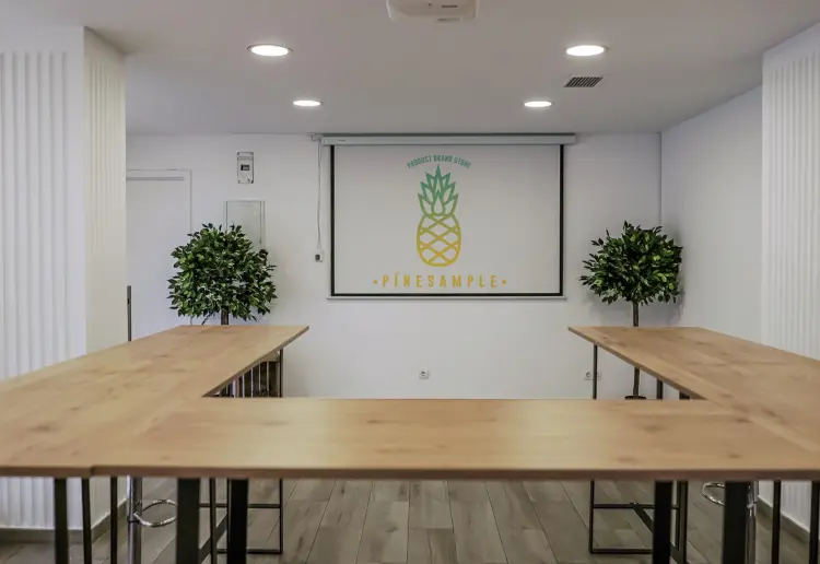 Pinesample Brand Store, Pop Up, Showroom, Presentaciones de producto, lanzamientos de productos