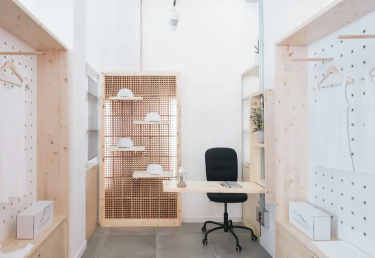Espacio acogedor con luz natural y con patio interior.
