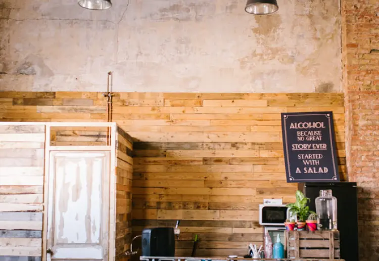 Nave industrial con toques vintage