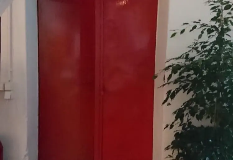 Colorful art studio