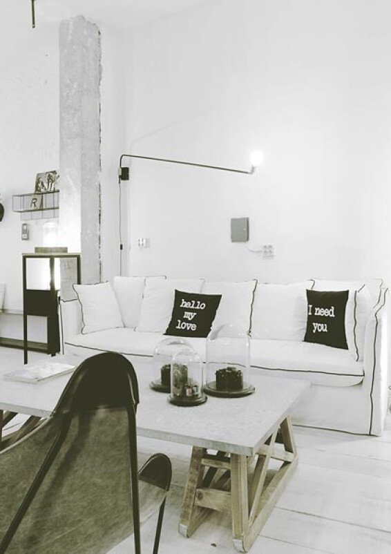 Espacio creativo con estética industrial