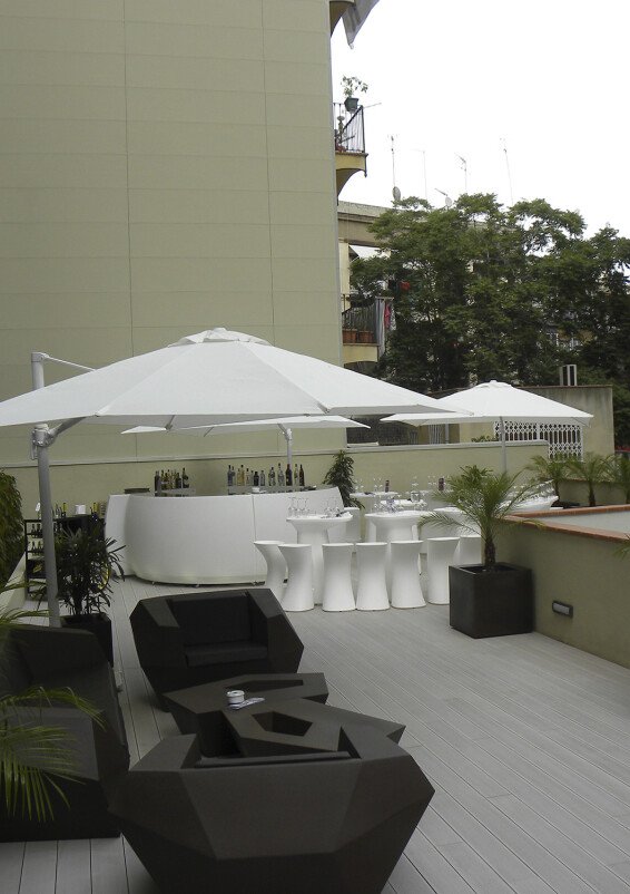 Espaciosa terraza en pleno centro de Barcelona