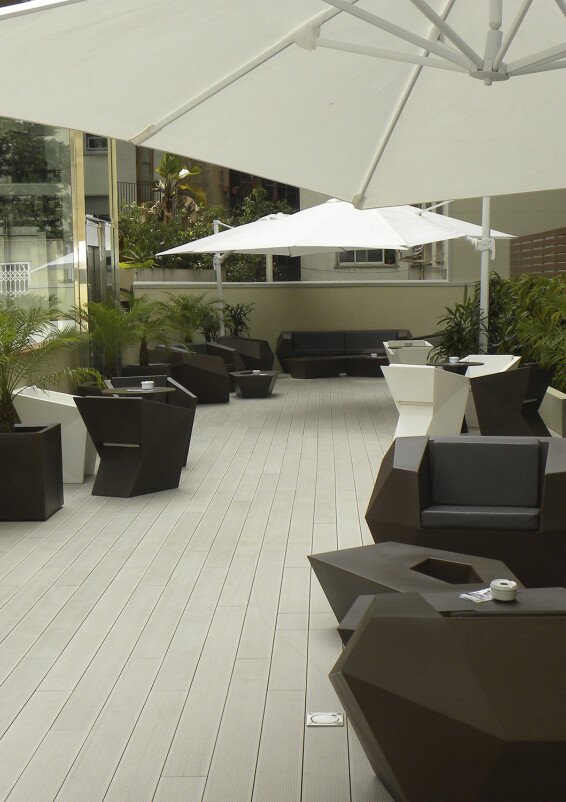 Espaciosa terraza en pleno centro de Barcelona