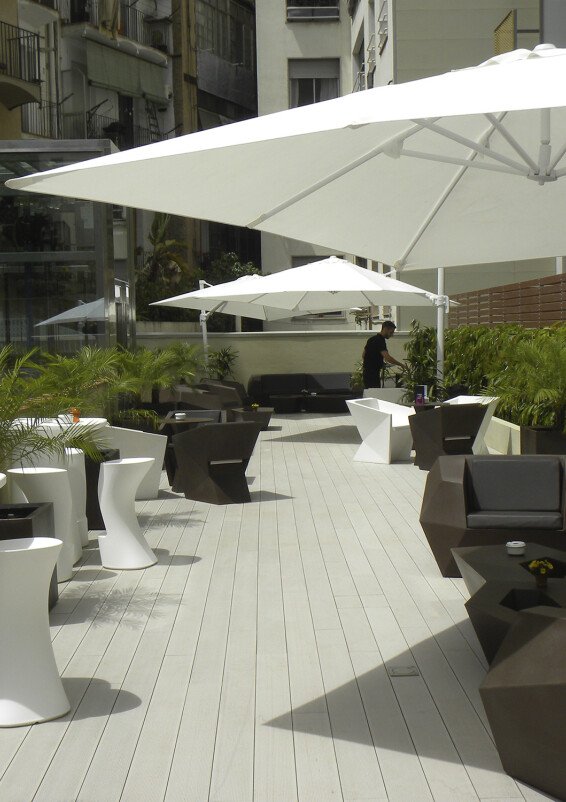 Espaciosa terraza en pleno centro de Barcelona