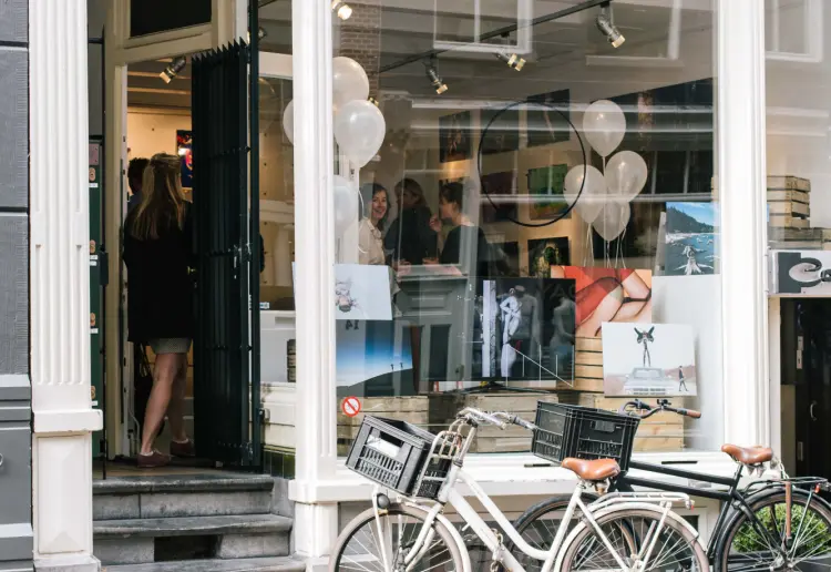 Brandstore in the famous 9 Staatjes (The Nine Streets)