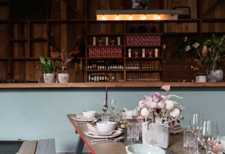 Authentic restaurant in a former railway yard