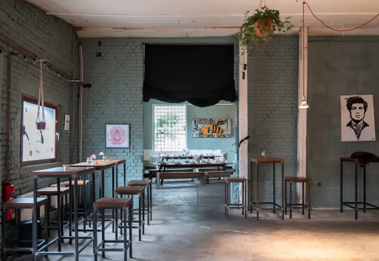 Authentic restaurant in a former railway yard