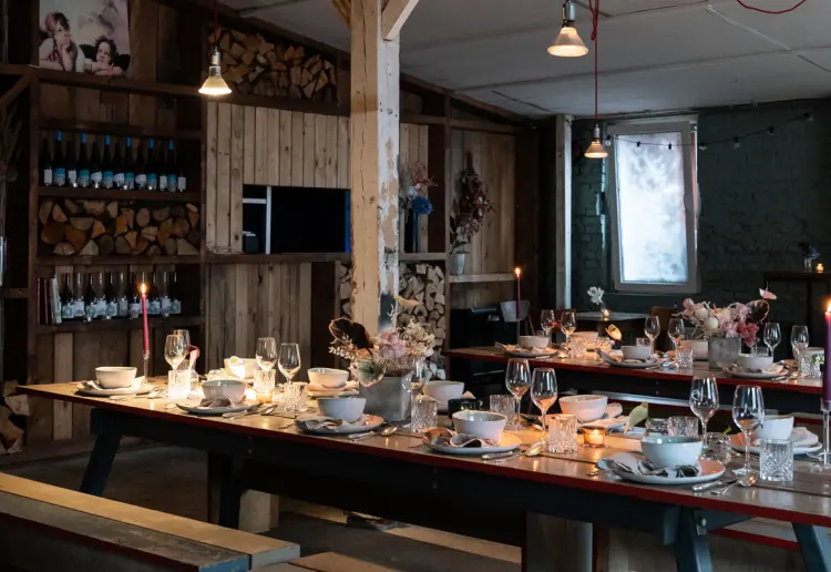 Authentic restaurant in a former railway yard