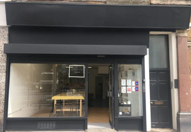 Pop up store with natural light