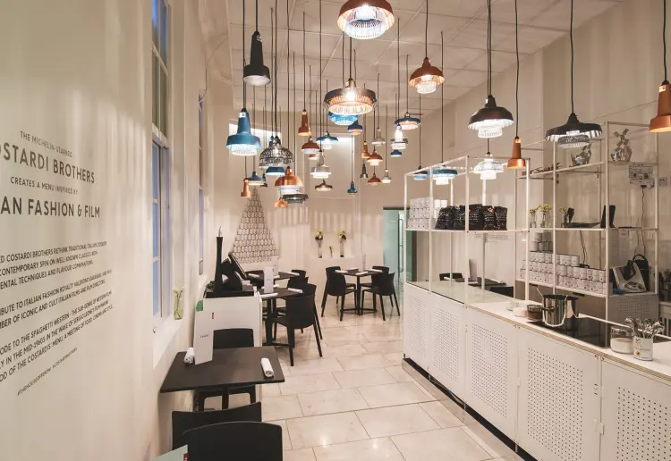 Modern atmosphere for a pop-up