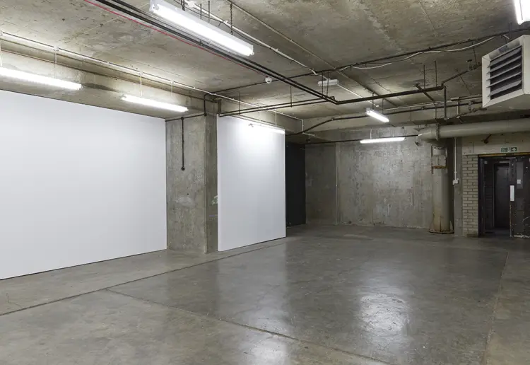 Pop-up store in an underground location