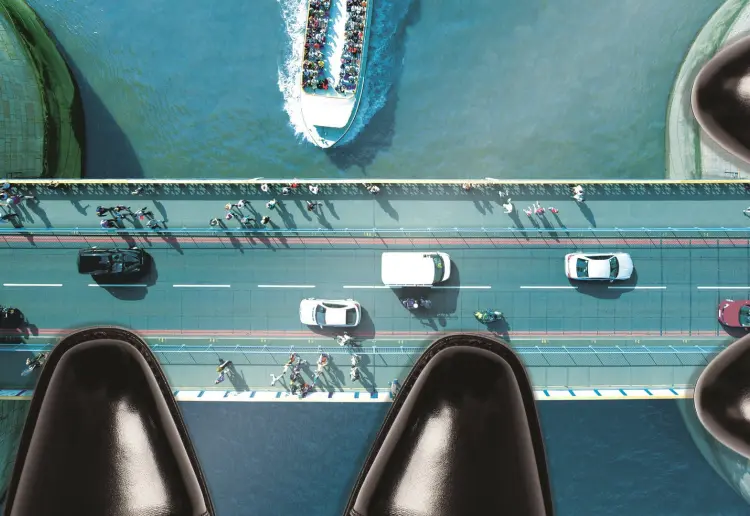 Iconic space 42meters above the river