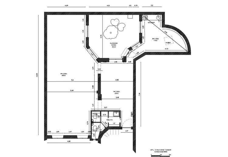 115m2 ground floor space up to 80 people