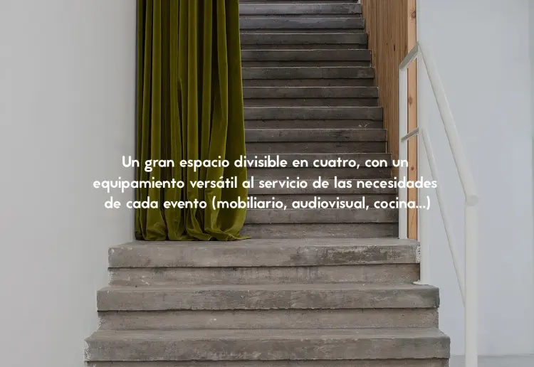 Espacio mutante para eventos en Vigo