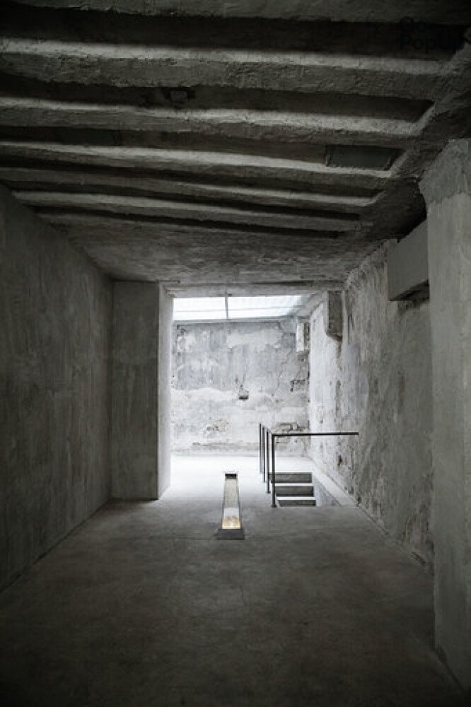 Brutalist hideout in the heart of Paris in Paris