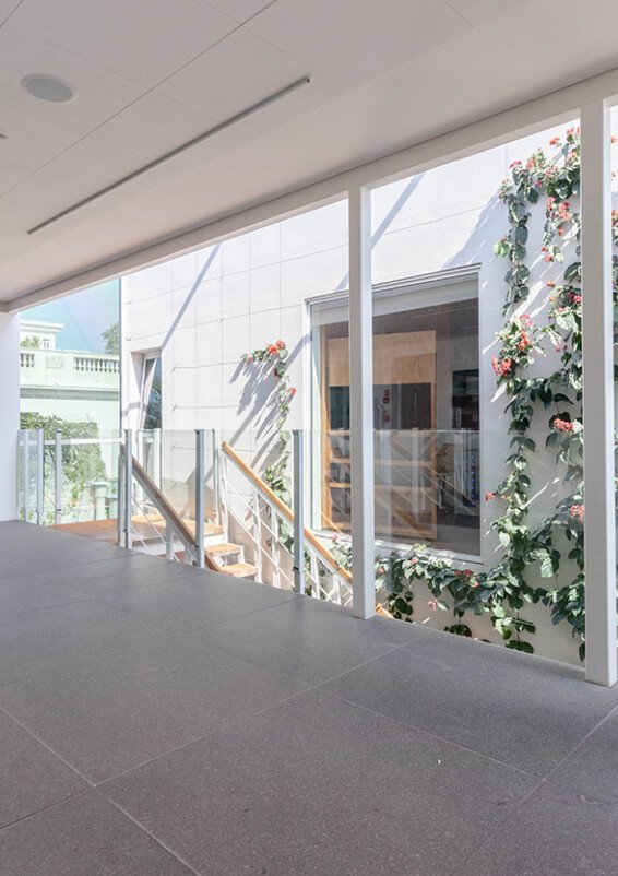 Cultural space with art