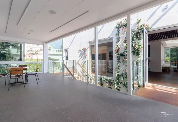 Cultural space with art