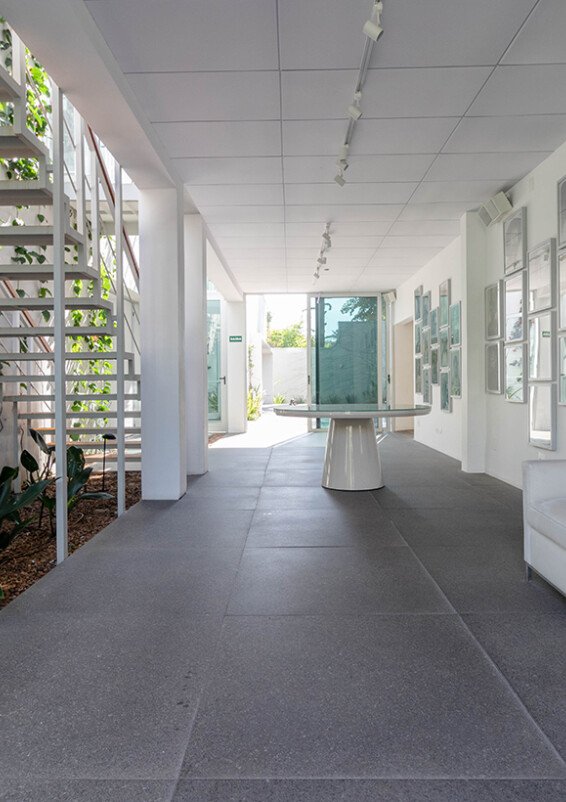 Cultural space with art