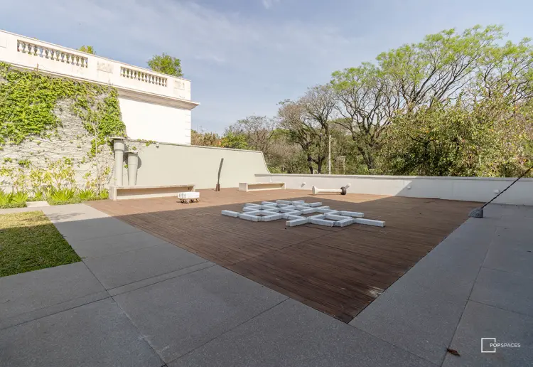 Cultural space with art