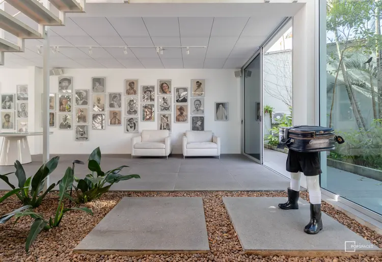 Cultural space with art