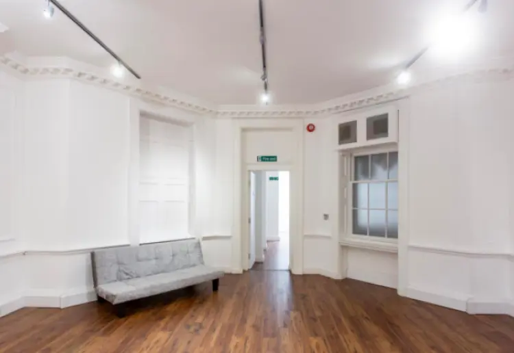 18th century townhouse in front of Soho Square
