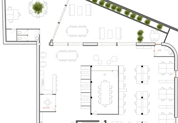 Espace de 500m2 avec terrasse