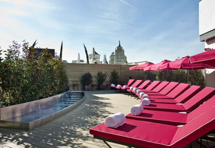 Espacio abierto con vistas magníficas de Madrid
