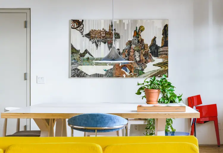 Open Airy 4-in-1 in Chinatown: Yellow Couch Room