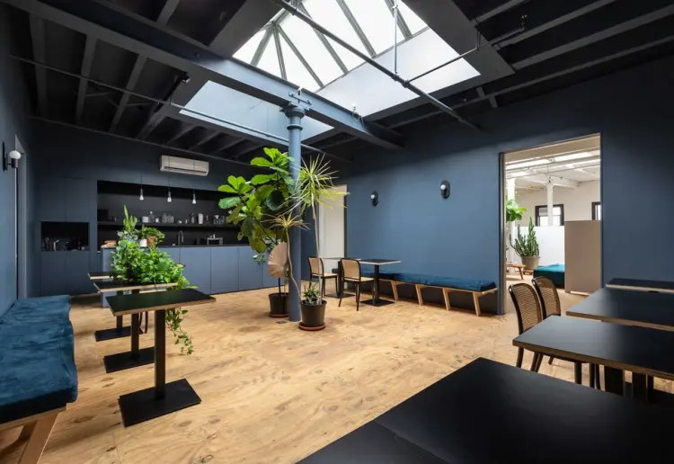 Open Airy 4-in-1 Chinatown:  Blue Cafe with Skylights