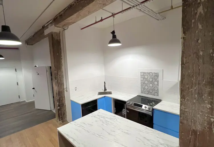 Blank White Canvas in Williamsburg