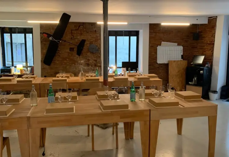 Espace événementiel chaleureux