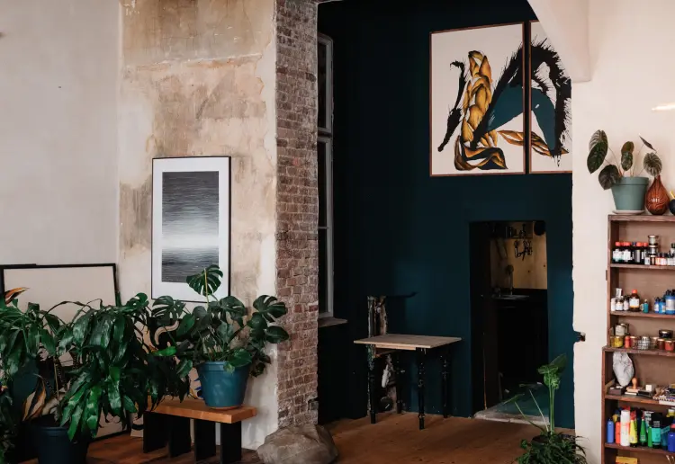 Bright Atelier with special atmosphere