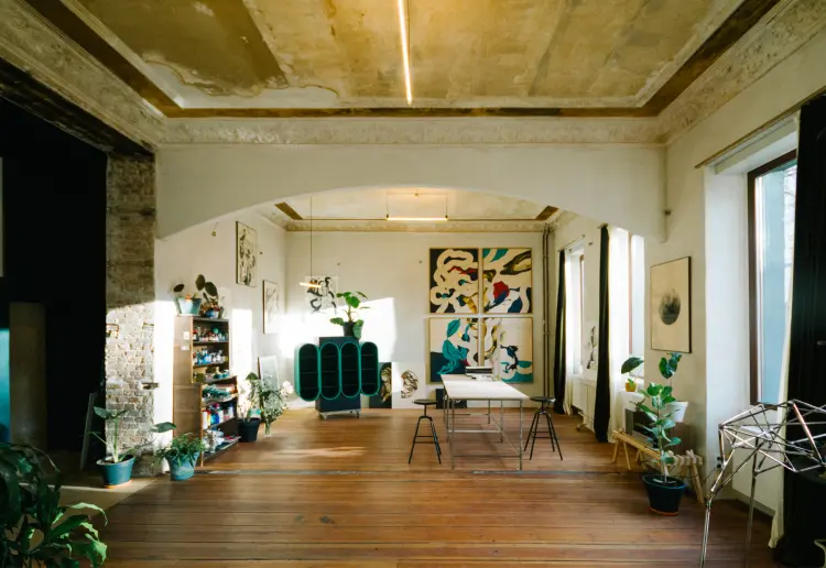 Bright Atelier with special atmosphere