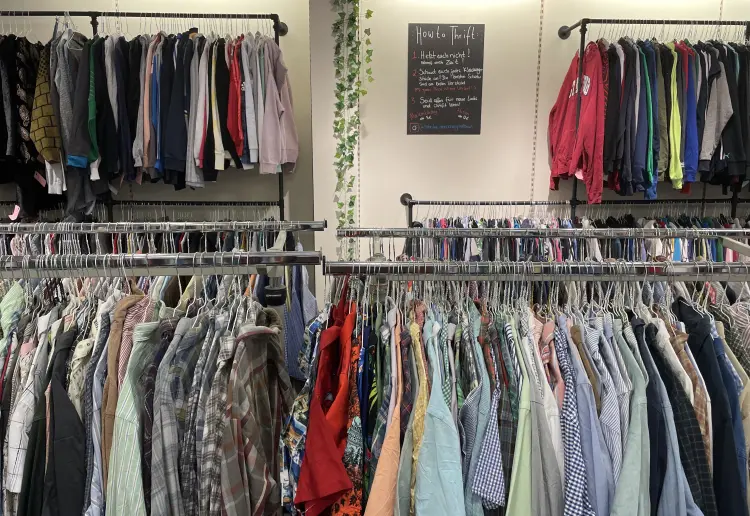 Space Inside Thriving Vintage Shop in City Center