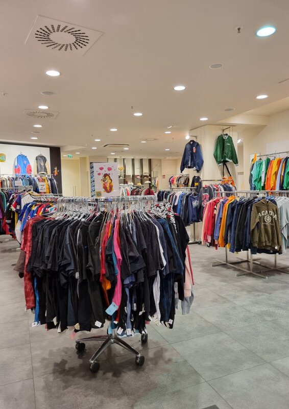 Space Inside Thriving Vintage Shop in City Center